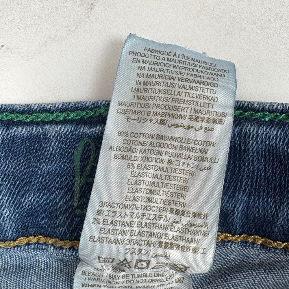 BODEN | Kids Unisex Adventure-flex Blue 4-Way Stretch Cotton Denim Shorts Sz 8Y - Picture 7 of 10